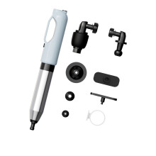 Long Wearing ABS And Metal Toilet Auger Featuring-grey