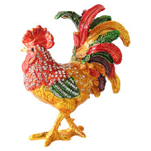 Practical Jewelry Holder with Colorful Design-Small rooster