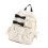 Trendy Daypack Lightweight Book Bag with Bows Practical-White 1