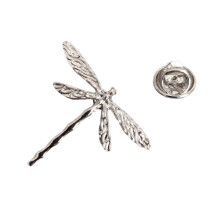 Elegant Odonate Brooch Badge Fine Polished Texture Safe For-1