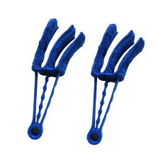 Blind Cleaner Brush #3 with Removable Microfiber Covers, Curved TripleBlade Design for Fast Window Blinds Cleaning