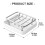 Modern Soap Dish Organizer  For Bathroom Countertop Sponge Holder 3