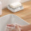 Modern Soap Dish Organizer  For Bathroom Countertop Sponge Holder 7