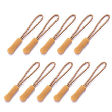 10pcs PVC Zipper Pulls for Backpacks and Jackets, Durable Replacement Zipper Pull Tabs with Enhanced Grip