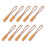 10pcs PVC Zipper Pulls for Backpacks and Jackets, Durable Replacement Zipper Pull Tabs with Enhanced Grip 1