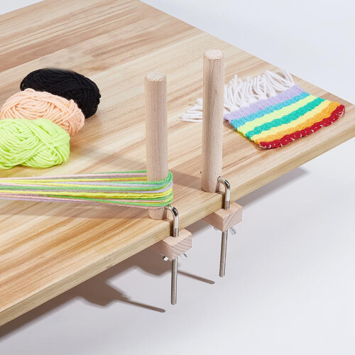 Pinces de bureau en bois de hêtre naturel, 2 pièces, idéales 1