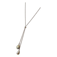 Collier pendentif en forme de larme en alliage, accessoire-80
