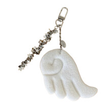 Porte-clés aile d'ange et étoile, matériaux en peluche élégants,