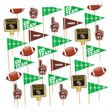 Drapeaux décoratifs sur le thème du Football, 96 pièces, idéaux