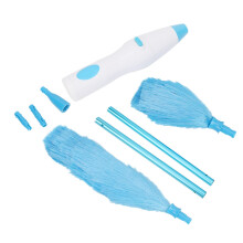 180 Bendable Electric Duster for Blinds and Furniture with Electrostatic Dust Capture