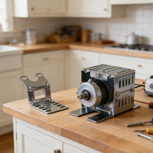 Powerful Electric Motor Support produced From Hardened Iron With 2