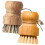 2Pcs Dish Scrub Brush Set for Nonstick Cookware, ScratchSafe Short Handle Kitchen Cleaning Brush 1
