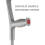 Adjustable Walking Crutch with Ergonomic Grip, Aluminum Foldable Walking Stick for Elderly Support 2