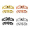 Copper Star Shaped Grillzs With Artistic Cutout Designs-Silver 2