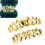 Copper Star Shaped Grillzs With Artistic Cutout Designs-Silver 3