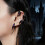 Elegant Gothic Clip On Earrings Lightweight And-silver 6