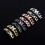 Copper Star Shaped Grillzs With Artistic Cutout Designs-Silver 7