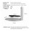 Adjustable Wall Mount Projector Bracket with Foldable Aluminum Design for Home Theater Setup 2