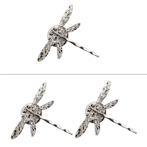 Elegant Odonate Brooch Badge Fine Polished Texture Safe For-1 1