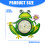 Dispositif de température sur le thème reptilien mignon 3