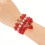 Artistic Heart Pendant Bracelet Set Stackable Beaded-4 3