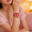 Artistic Heart Pendant Bracelet Set Stackable Beaded-4 7