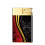 Windproof Refillable Butane Lighter, Metal Direct Flame Torch for Outdoor Use, Lightweight Red Model 1