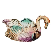 Bird Centerpieces Bowl Glass Crystal Candy Dish-Glazed Color
