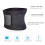 Lower Back Support Belt with Adjustable Lumbar Decompression, Breathable Brace for Sciatica Pain Relief (Small) 5
