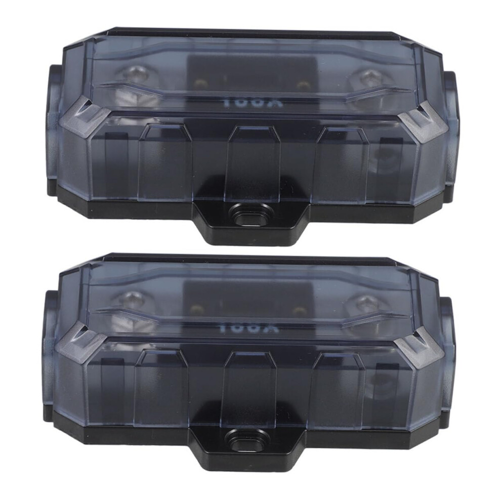 2Pcs Car Audio Fuse Block 200A Anl Fuse Holder For Amplifier Power Distribution Easy Installation 9073542123163