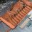 Professionelle 10-Gitter-Schnitzwerkzeughalterrolle mit 3