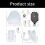 Charm White Silicone Cats Clock Mould Great For Home-movement 4