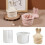 Rabbits Ear Shape Handmade Mold Candle Cup Molds for-1 set 5
