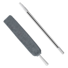 Extendable Microfiber Duster with Telescopic Handle and Flexible Head for Baseboards and Ceiling Fans