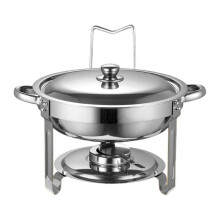 (Argent) Chafing Dish Buffet Set Catering Warmer Set, Food Pan, Thick Stand Frame Buffet Warmer Chafers for Catering, Dinners Events