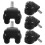 5pcs Office Chair Wheels Caster Replacement Wheels, Smooth Quiet Rolling, 360 Swivel Mobility 1