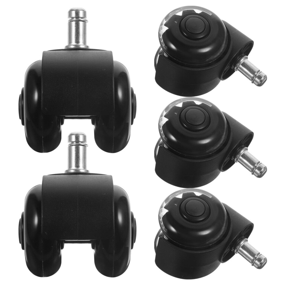 5Pcs Office Chair Wheels Caster Replacement Wheels, Smooth Quiet Rolling, 360 Swivel Mobility 9330225455202