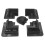 (5pcs Black) Solar Panel Mounting Brackets Kit Corner Bracket Kit Sturdy RV Solar Panel Mounts Kit for Motorhomes Rvs Yachts Rooftops 1