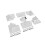 (7pcs White) Solar Panel Mounting Brackets Kit Corner Bracket Kit Sturdy RV Solar Panel Mounts Kit for Motorhomes Rvs Yachts Rooftops 5