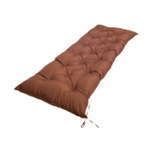 (Brown) Garden Bench Cushion Loveseat Bench Seat Pad Furniture Decor,with Ties,Rectangle Seat Cushion Pad for Backyard Patio Outdside