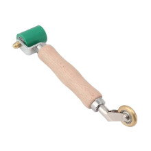 (Green) Silicone Seam Roller Welding Handheld Brass Press Wheel Welding Tool Combo Seam Rollers Welding Roller for Heat Welding Seams