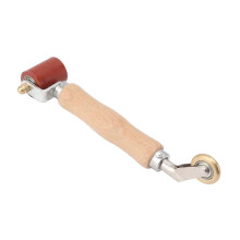 (Red) Silicone Seam Roller Welding Handheld Brass Press Wheel Welding Tool Combo Seam Rollers Welding Roller for Heat Welding Seams