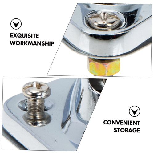 Durable Alloy Bass Drum Leg Base with Stable Support and Quick Replacement Fit for Drum Set 2