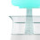 (White Green) Rain Cloud Humidifier Water Drip Colors Night Light Mushroom Lamp Diffuser 5