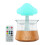 (Grain Green) Rain Cloud Humidifier Water Drip Colors Night Light Mushroom Lamp Diffuser 5
