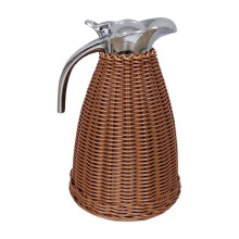 (coffee) Stainless Steel Thermal Coffee Carafe Teapot Jug Beverage Jar Vacuum Insulated Pitcher with Lid for Water Drink Fridge Picnic