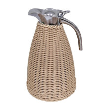 (natural) Stainless Steel Thermal Coffee Carafe Teapot Jug Beverage Jar Vacuum Insulated Pitcher with Lid for Water Drink Fridge Picnic