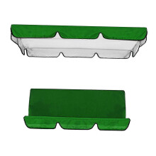 (Green) 3 Seat Swing Cover Set Swing Canopy Cover and Swing Seat Cover Replacements Garden Swing