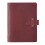 (Wine red) Loose Leaf A5 Notepad Multicolor Loose Leaf 6 Ring Binder Business Gift for Men 1