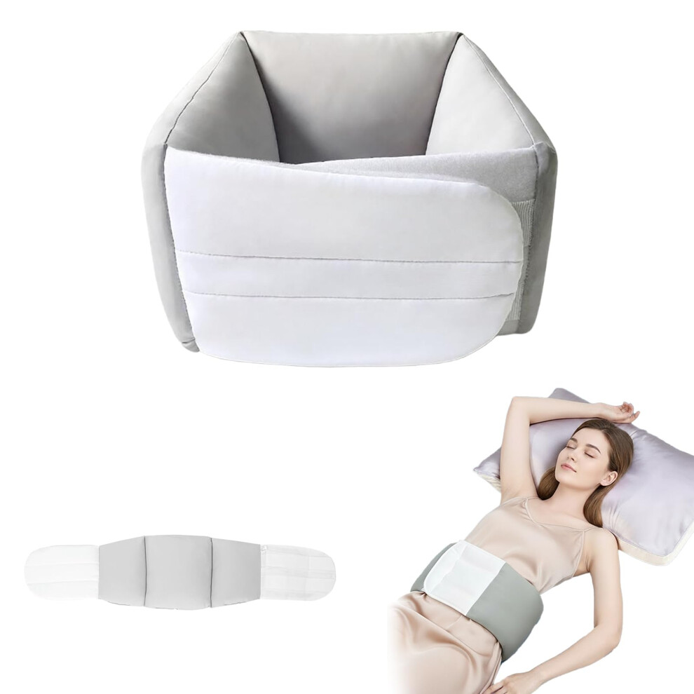 Lumbar Support Pillow for Office Chair and Sleep, Ergonomic Memory Foam Back Cushion for Sciatica Pain Relief